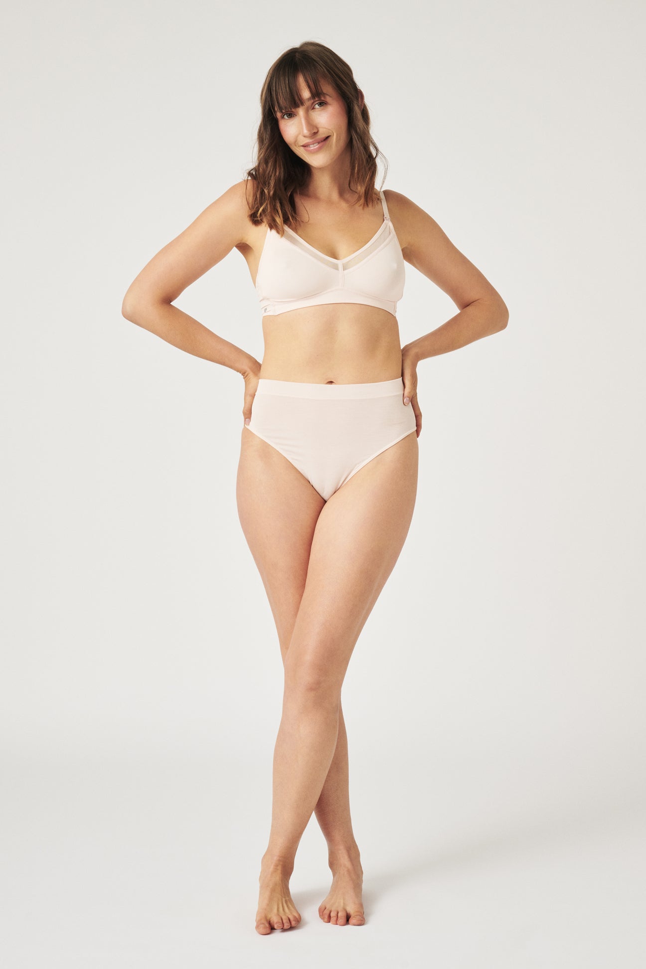 The Maternity Bra - Blush, Bras - First Thing Underwear