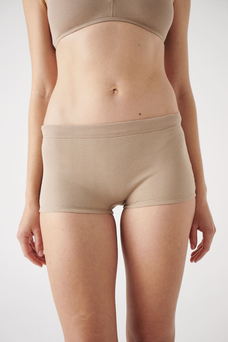 The Ribbed Boyshort,  - First Thing Underwear