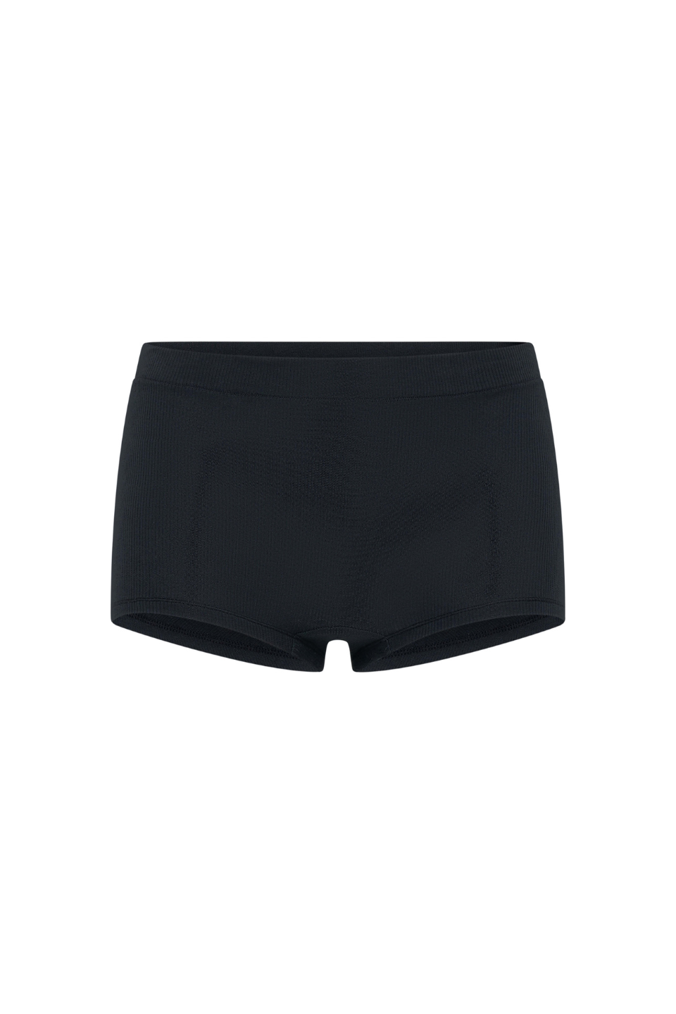 The Ribbed Boyshort - Black – First Thing