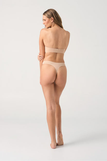 The Seamless Highwaist G-String - Sand