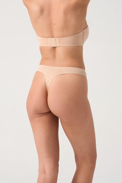 The Seamless Highwaist G-String - Sand
