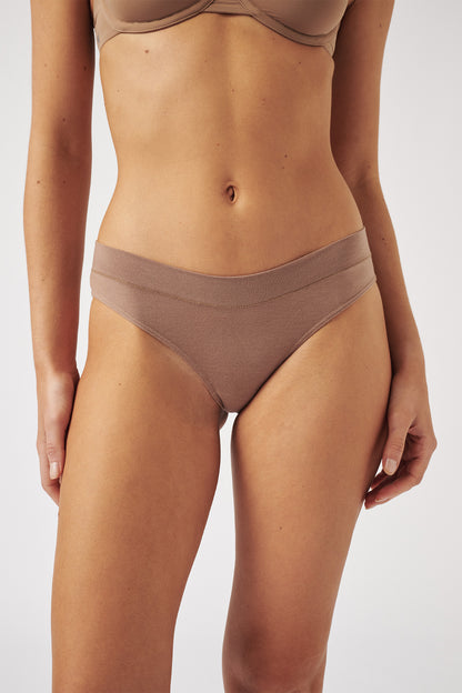 The Bikini - Taupe, Undies - First Thing Underwear