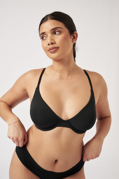 The Everyday - Black, Bras - First Thing Underwear