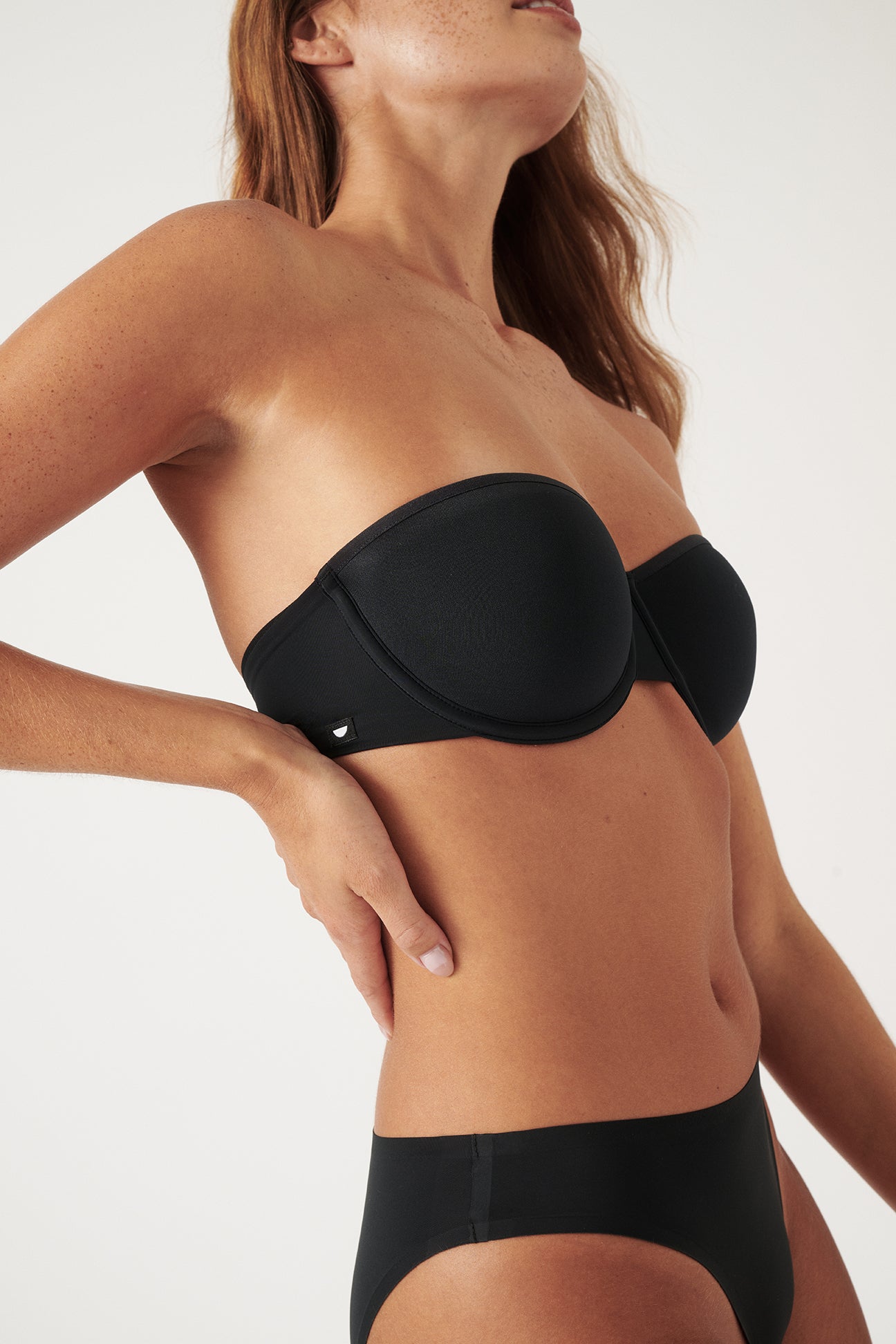 The Strapless AirShape™ Bra - Black, Bras - First Thing Underwear