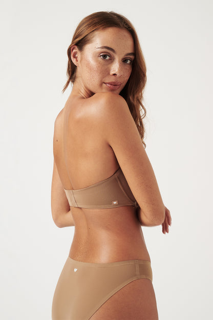 The Strapless AirShape™ Bra - Taupe, Bras - First Thing Underwear