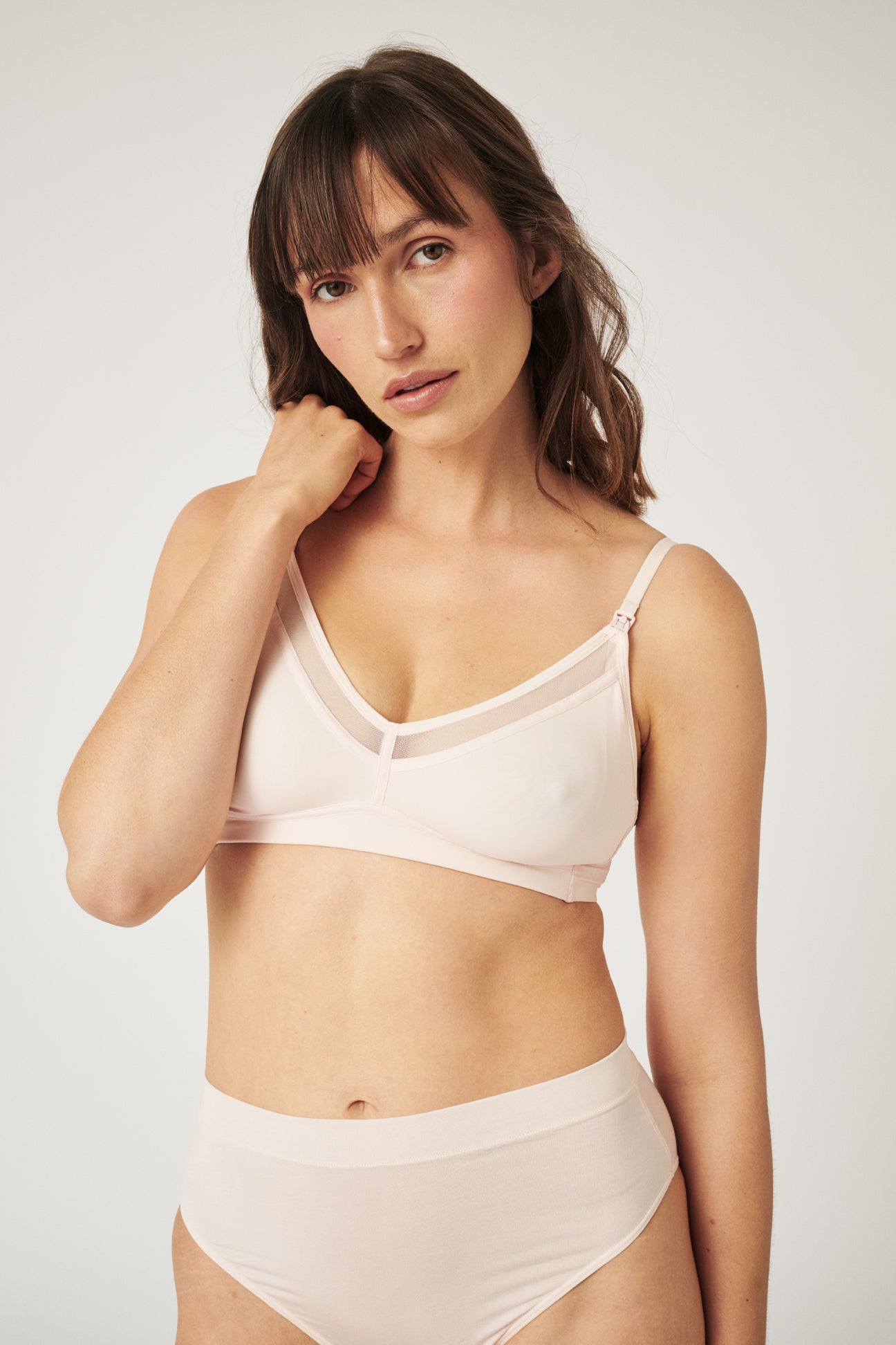 The Maternity Bra - Blush, Bras - First Thing Underwear