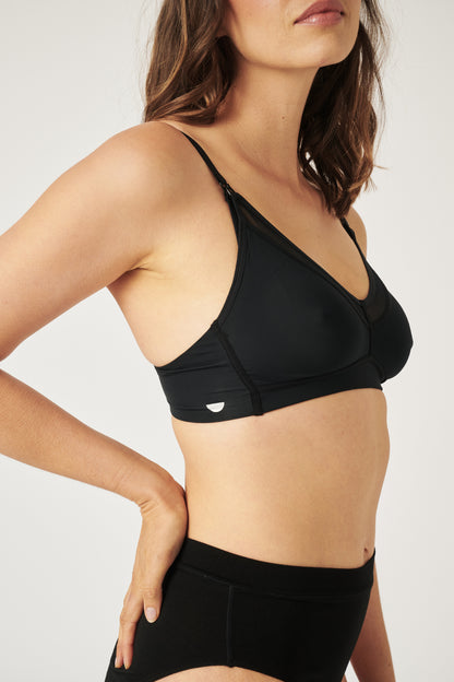 The Maternity Bra - Black, Bras - First Thing Underwear
