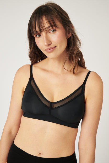 The Maternity Bra - Black, Bras - First Thing Underwear