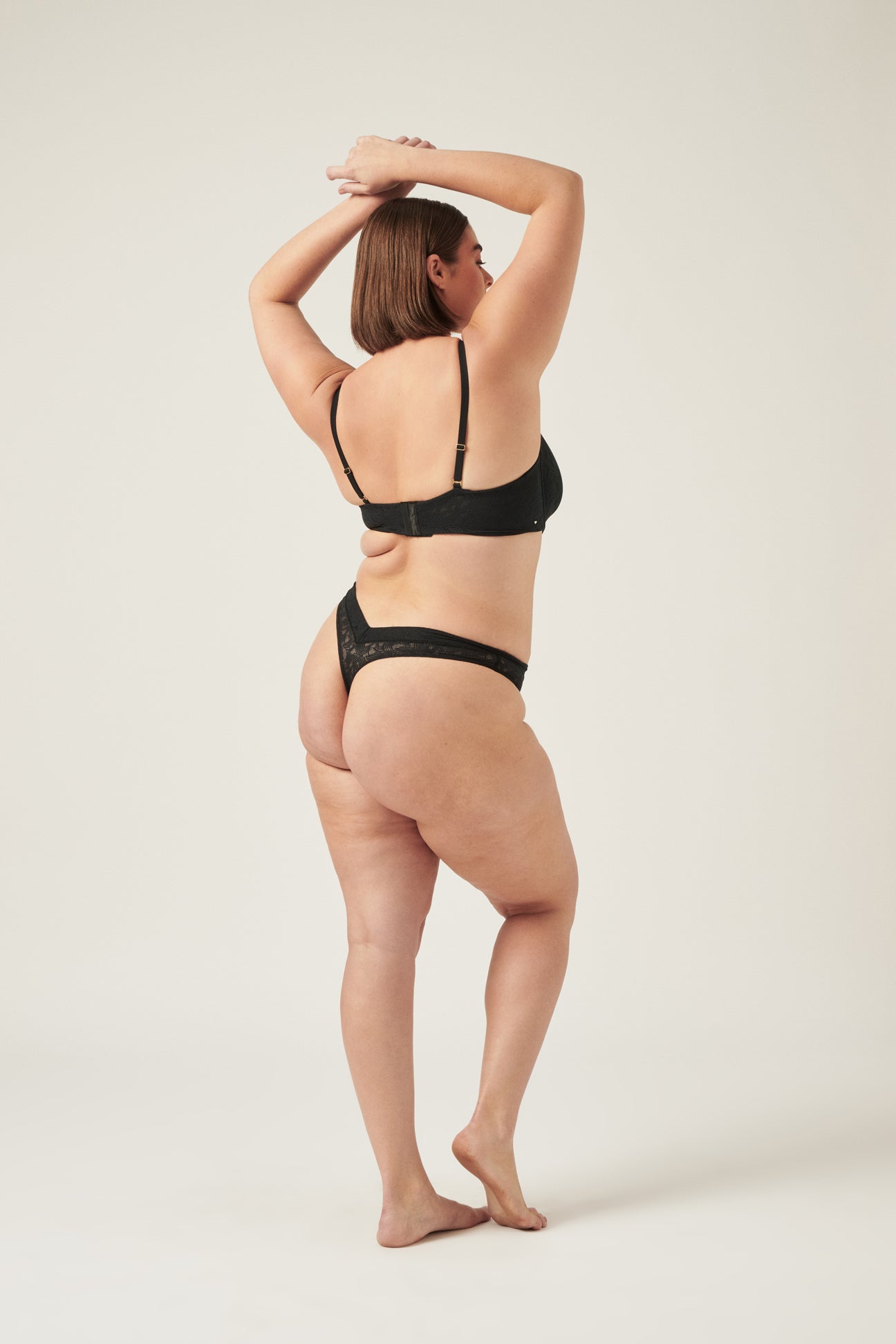 The Lace G-String - Black, Undies - First Thing Underwear