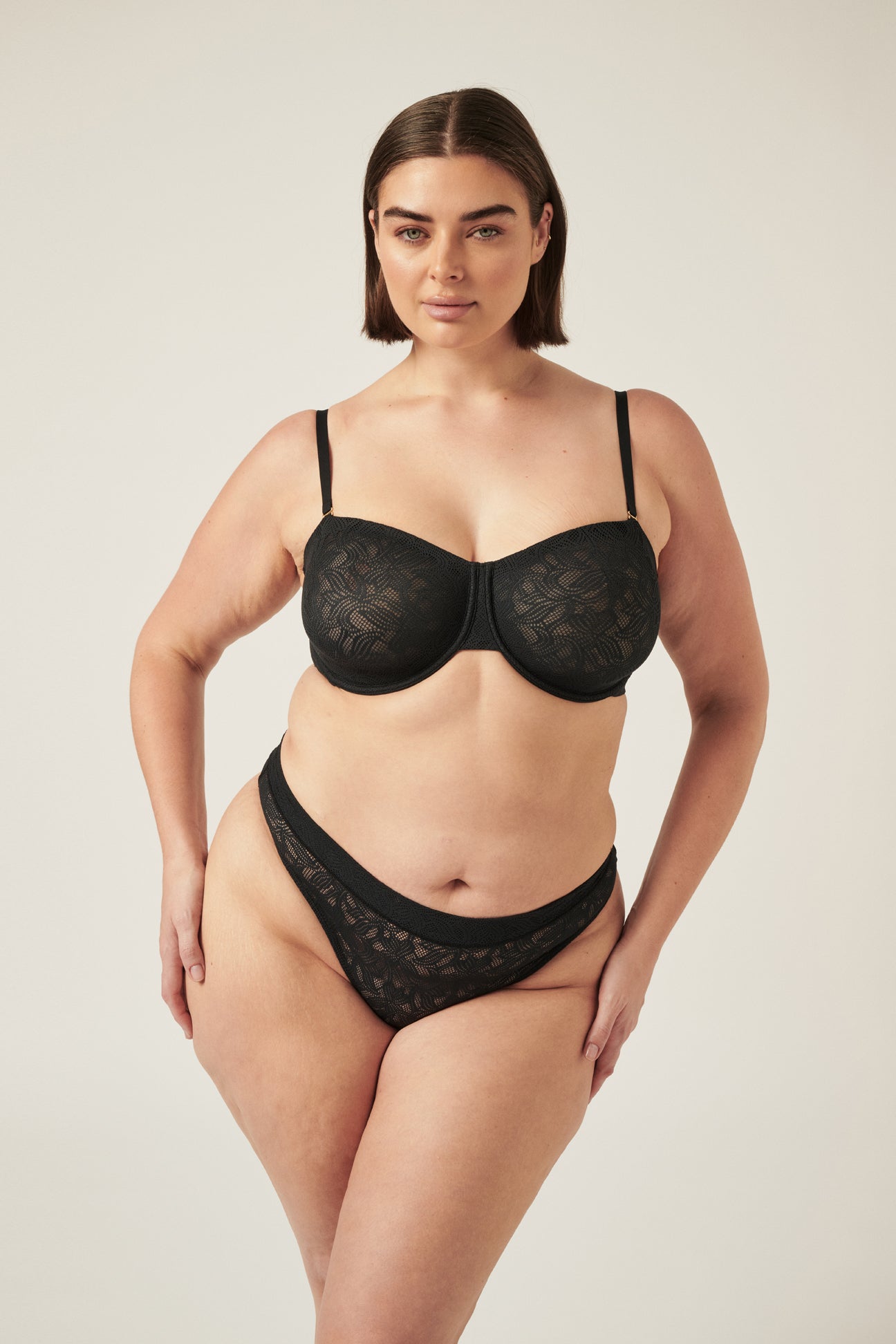 The Lace Strapless Multiway Bra - Black, Bras - First Thing Underwear