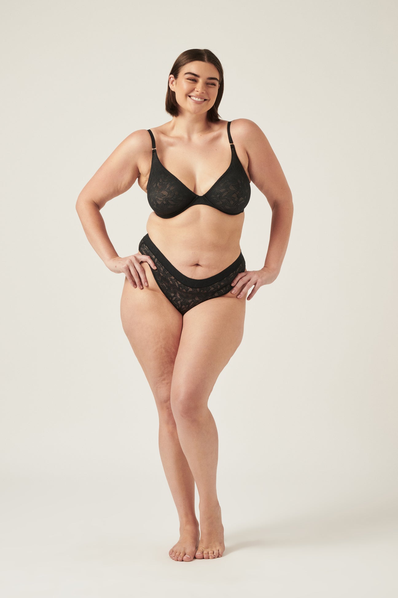 The Lace Everyday Bra - Black