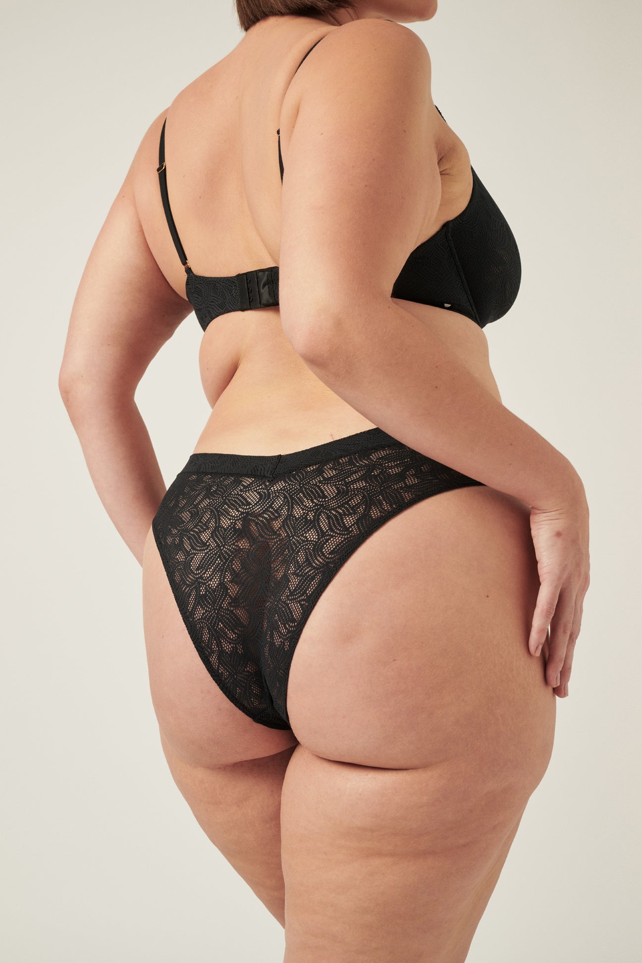 The Lace Bikini - Black, Undies - First Thing Underwear