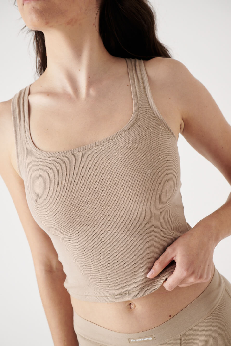 The Ribbed Tank,  - First Thing Underwear