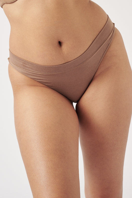 The G-String - Taupe, Undies - First Thing Underwear