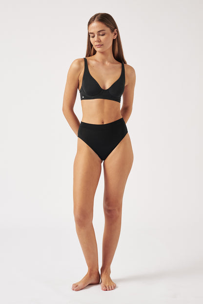 The Plunge - Black, Bras - First Thing Underwear