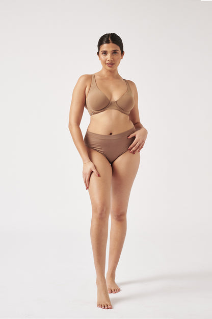 The Plunge - Taupe, Bras - First Thing Underwear