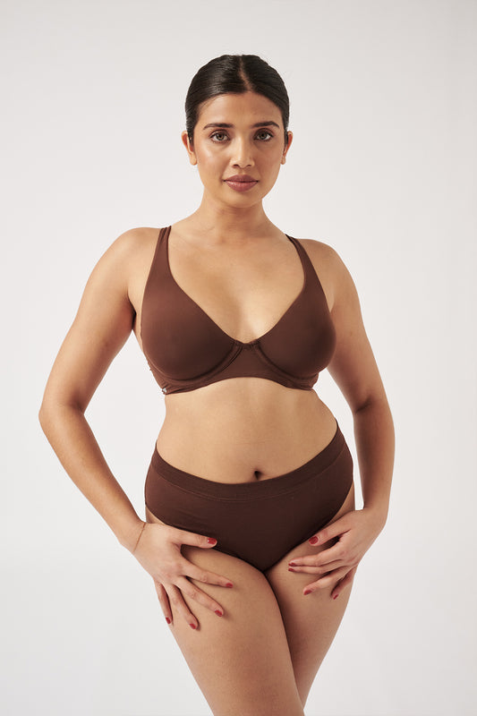 The Plunge - Umber, Bras - First Thing Underwear