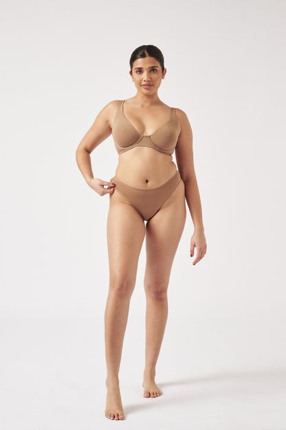 The Seamless Bikini - Taupe