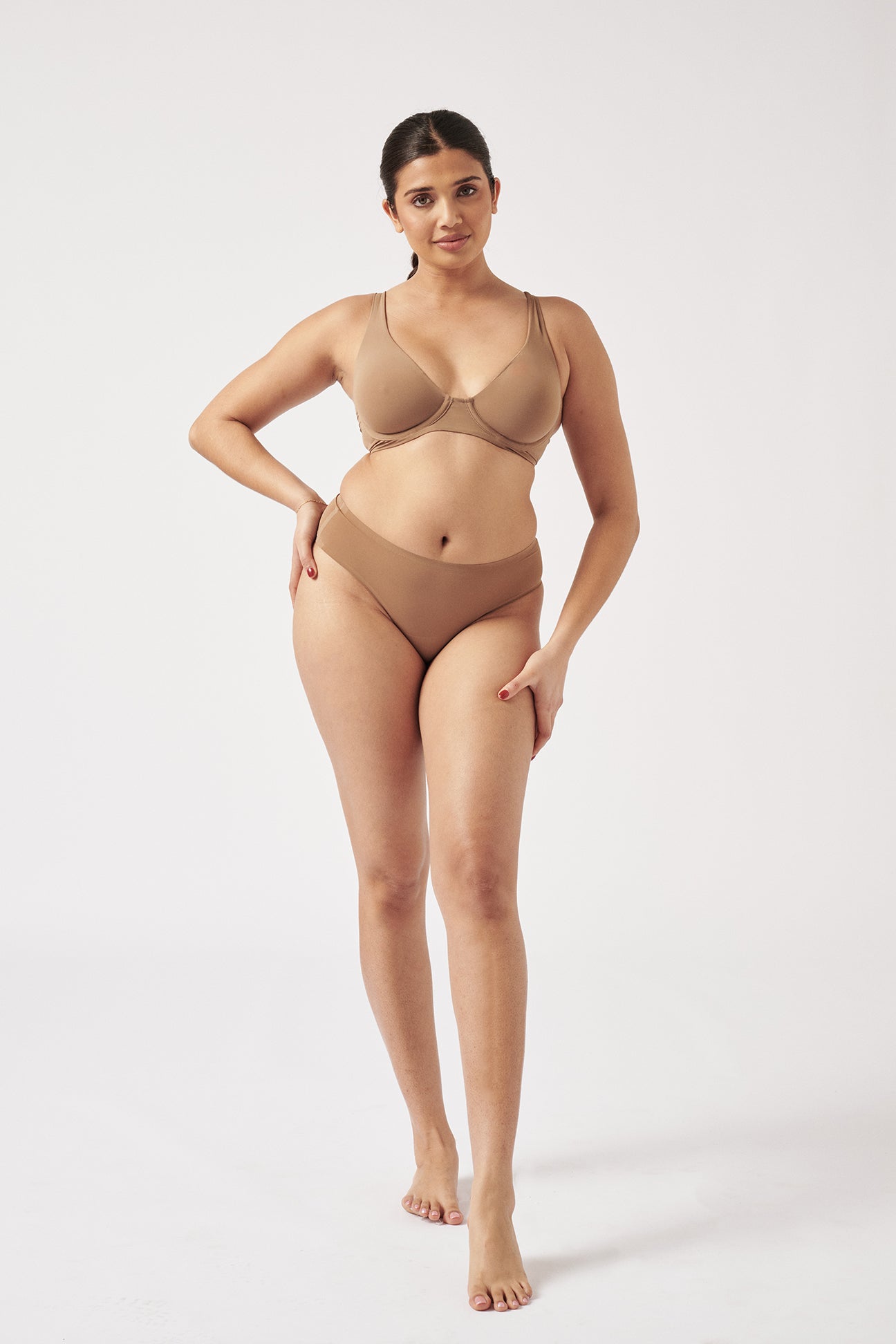 The Seamless Highwaist - Taupe