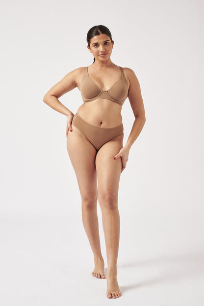 The Seamless Highwaist - Taupe