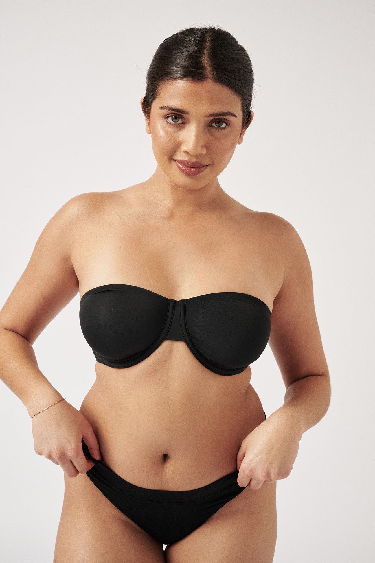 The Strapless - Black, Bras - First Thing Underwear