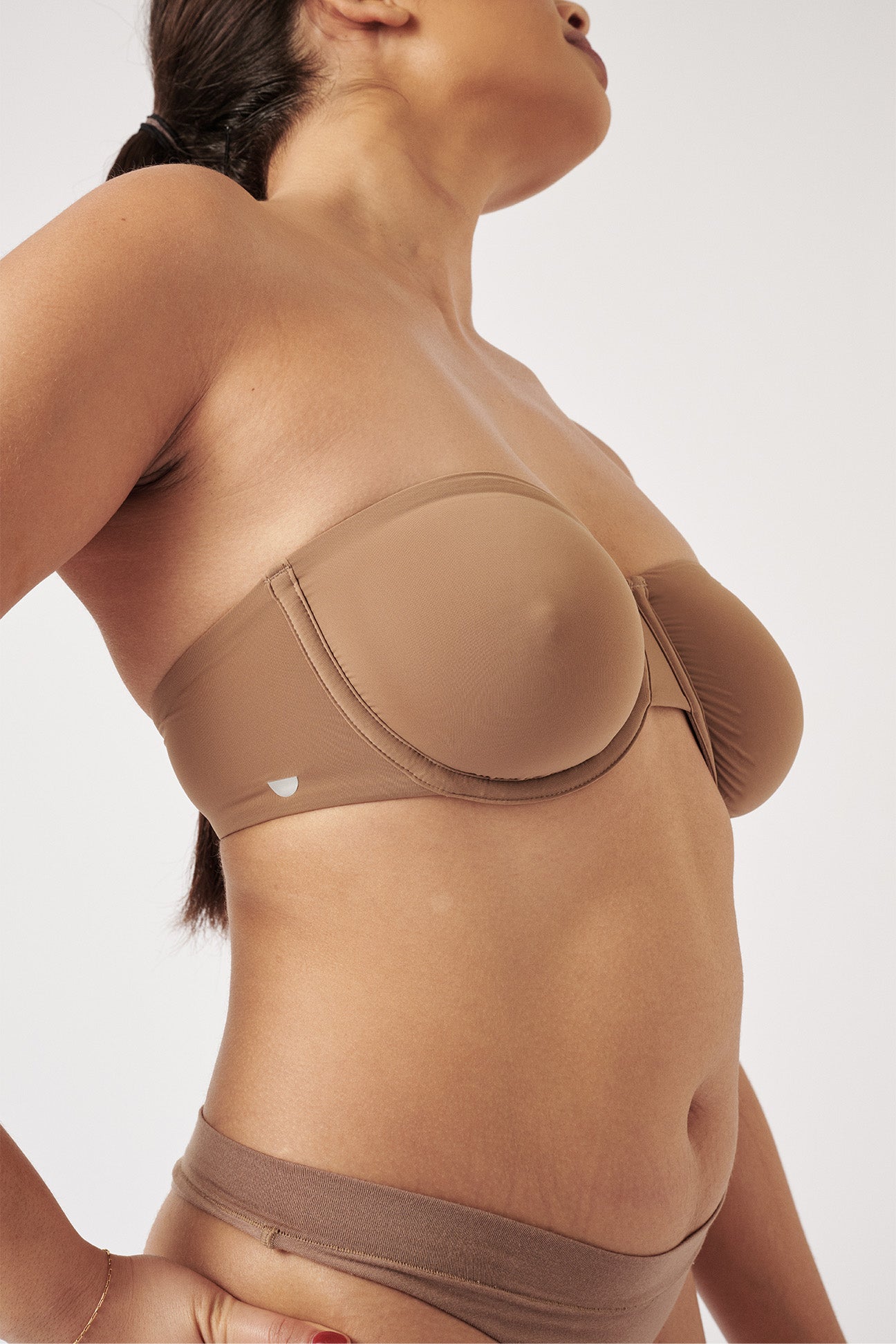 The Strapless - Taupe, Bras - First Thing Underwear