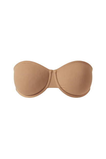 The Strapless - Taupe, Bras - First Thing Underwear